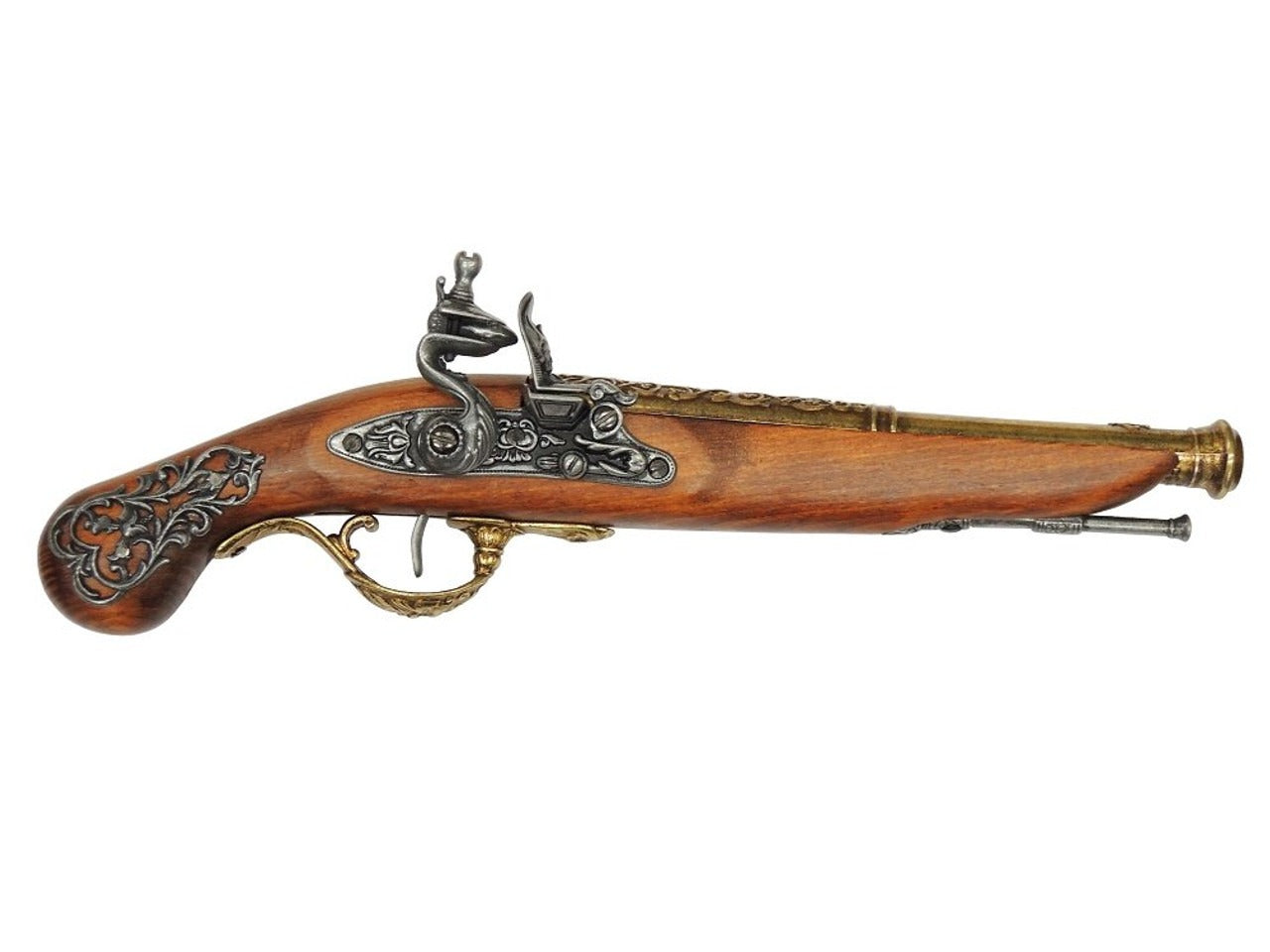 2 Dueling Flintlock Pistols Denix Replica Gun G2-1196/L