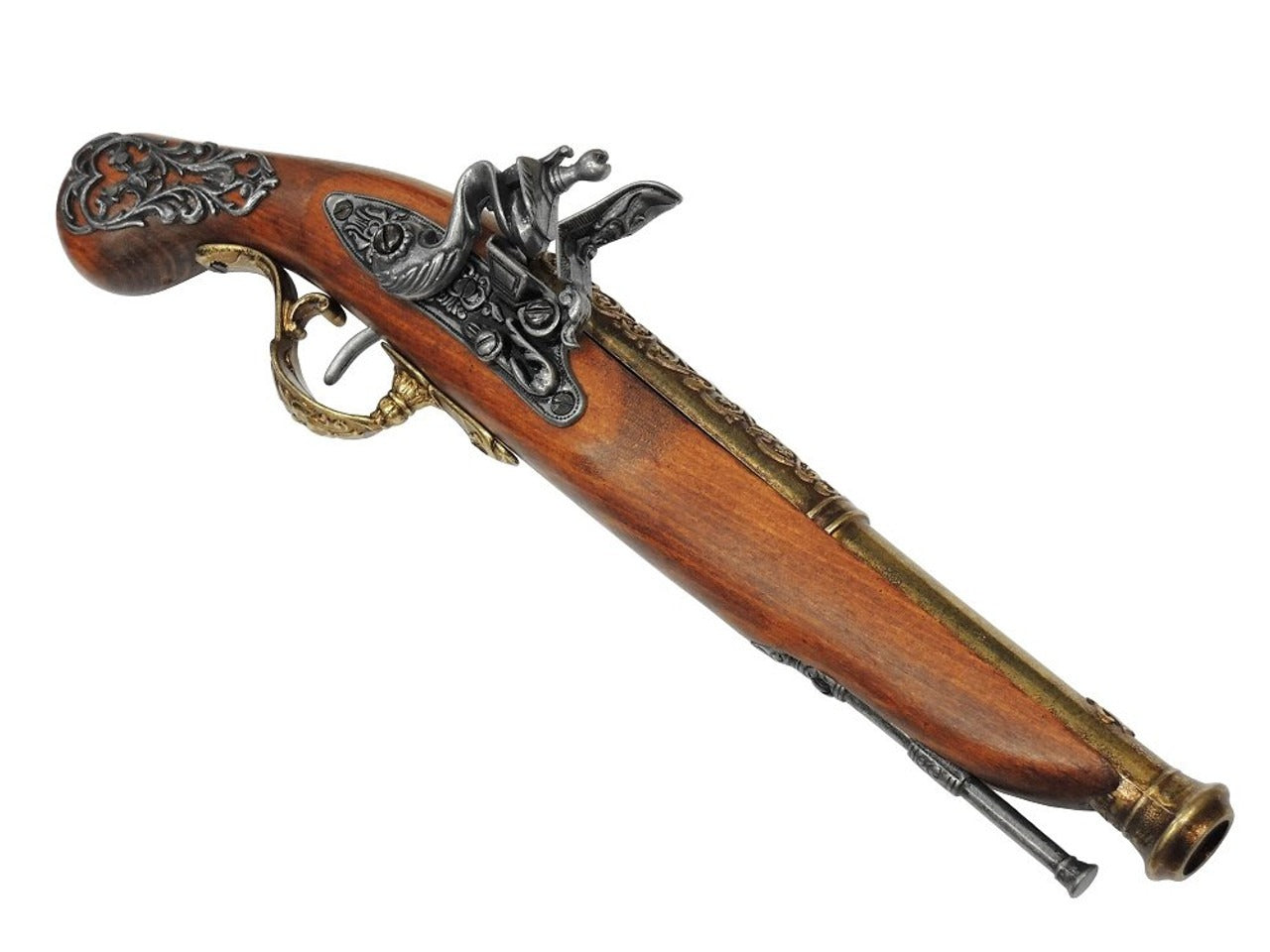 2 Dueling Flintlock Pistols Denix Replica Gun G2-1196/L