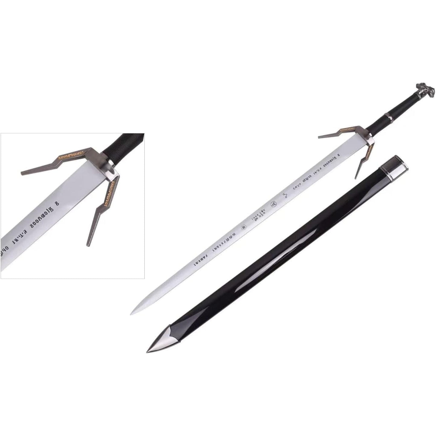 The Witcher 3 Diagonal Guard Wooden Cosplay Replica Sword