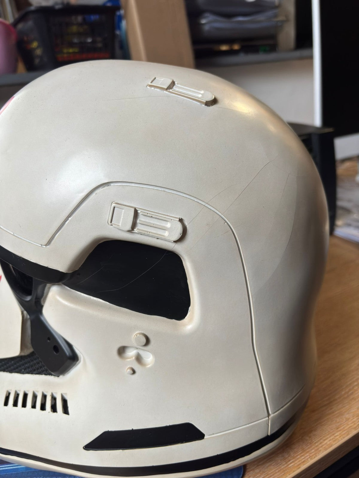 First Order Stormtrooper Finn Resin Helmet DAMAGED2