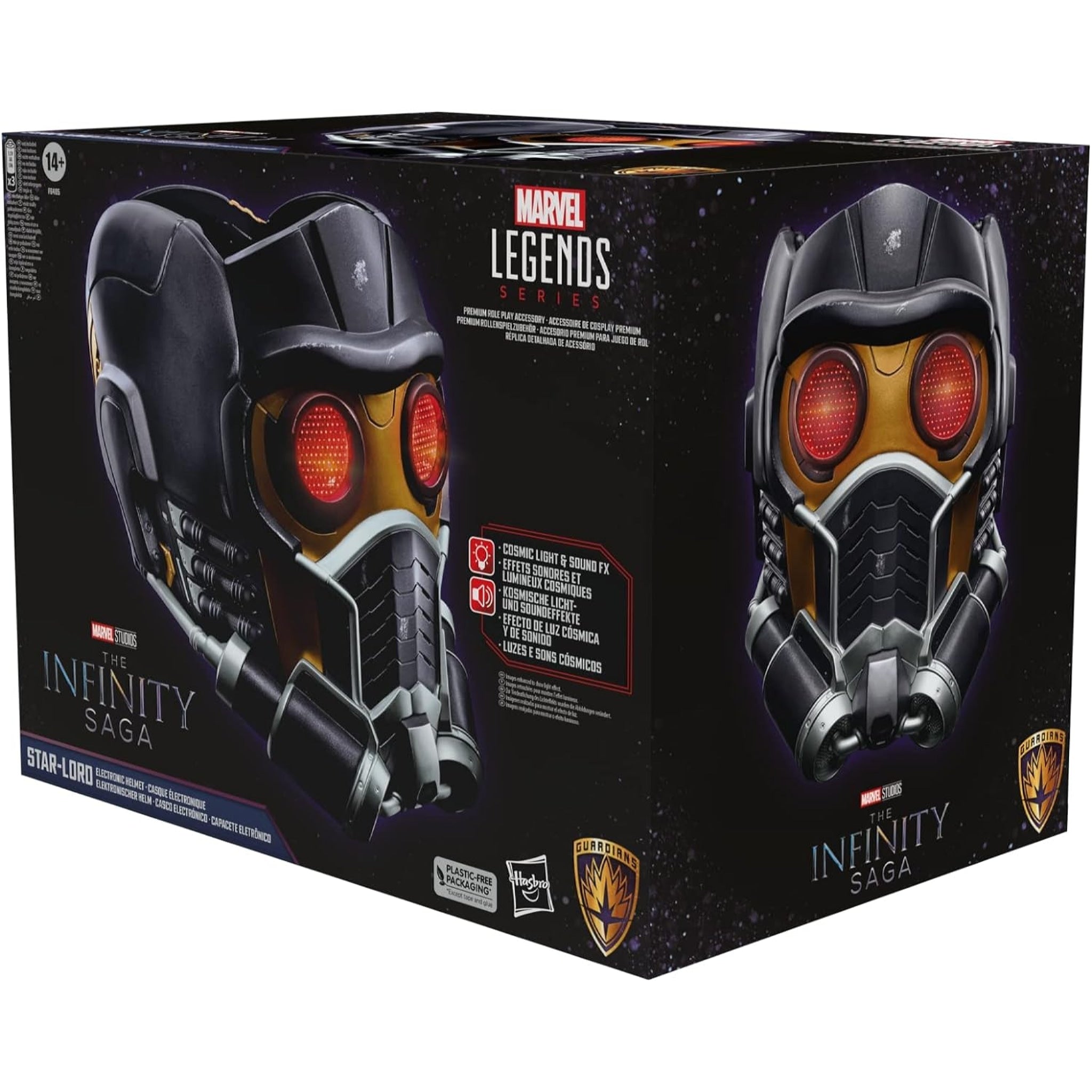 Marvel Legends Star-Lord Premium Electronic Helmet with Light & Sound