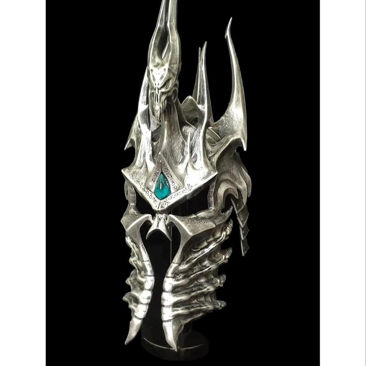 World of Warcraft Helm of Domination Lich King's Resin Helmet with Stand