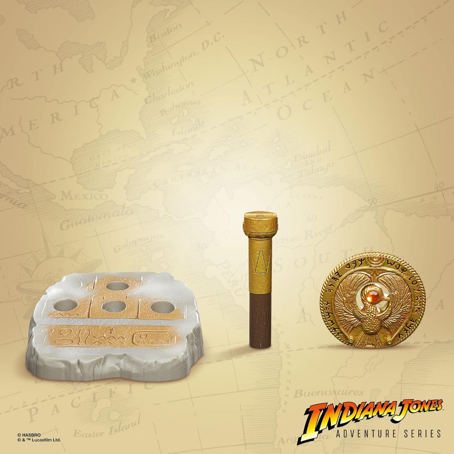 Hasbro Indiana Jones and the Raiders of Lost Ark Adventure Series Staff Ra Headpiece