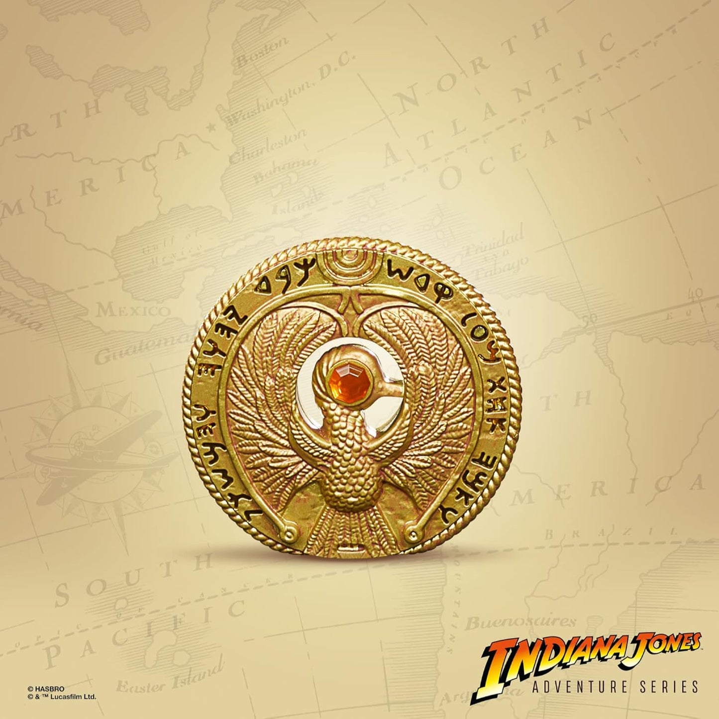 Hasbro Indiana Jones and the Raiders of Lost Ark Adventure Series Staff Ra Headpiece