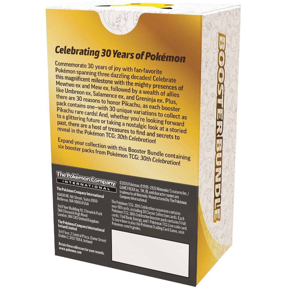 Pokemon TCG: 30th Celebration Booster Bundle