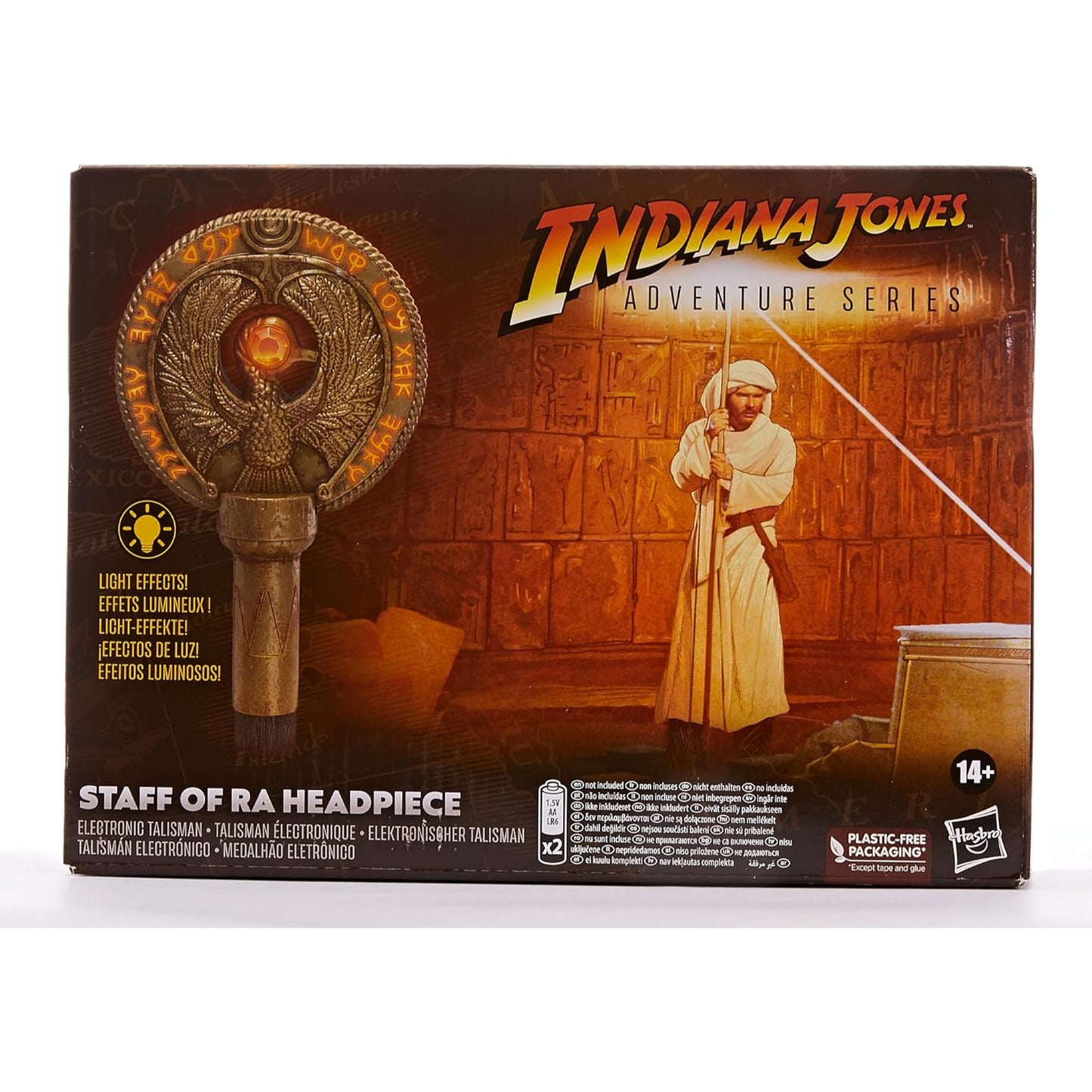 Hasbro Indiana Jones and the Raiders of Lost Ark Adventure Series Staff Ra Headpiece