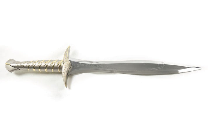 The Hobbit Deluxe Sting With Black Scabbard Metal Sword