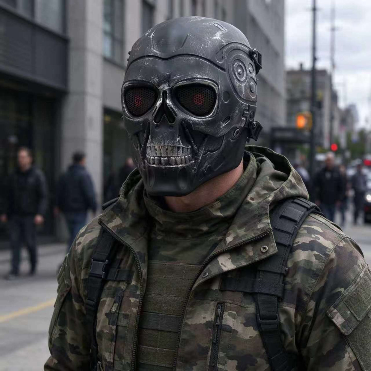 Terminator Arnold Schwarzenegger PVC Mask Full Face Cosplay Replica