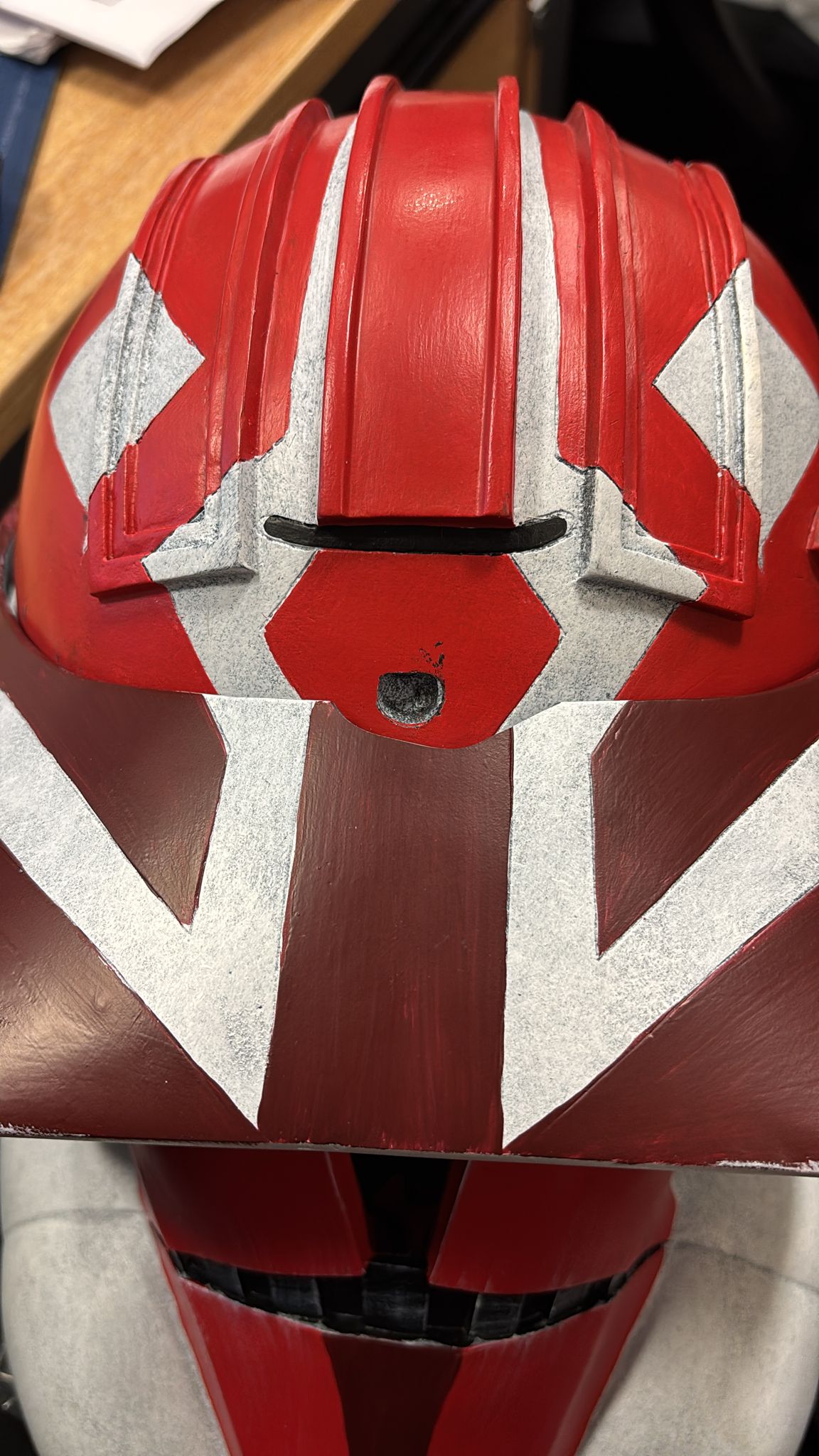 Star Wars Captain Vaughn Resin Helmet DAMGED