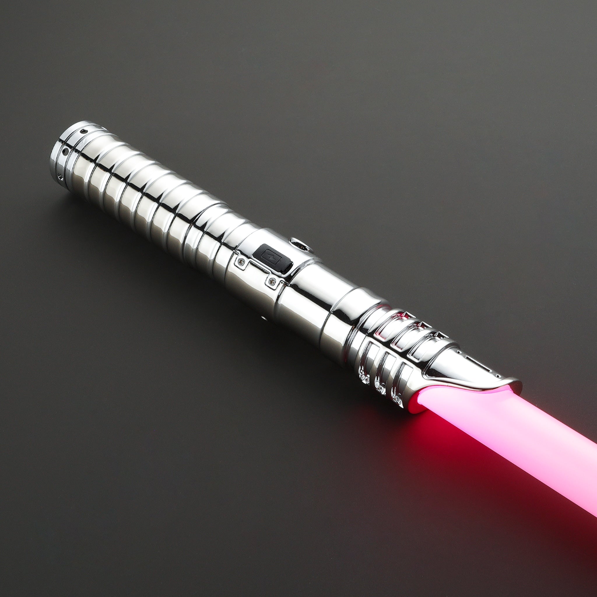 Star Wars No.000 Silver Baselit 4-Fonts Combat Lightsaber RGB Replica