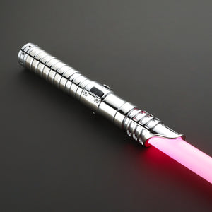 Star Wars No.000 Silver Baselit 4-Fonts Combat Lightsaber RGB Replica