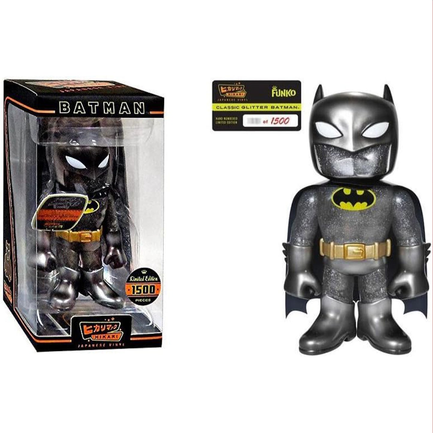 Batman Hikari Dark Knight Glitter Black Diamond Funko Vinyl Figure DAMAGED BOX