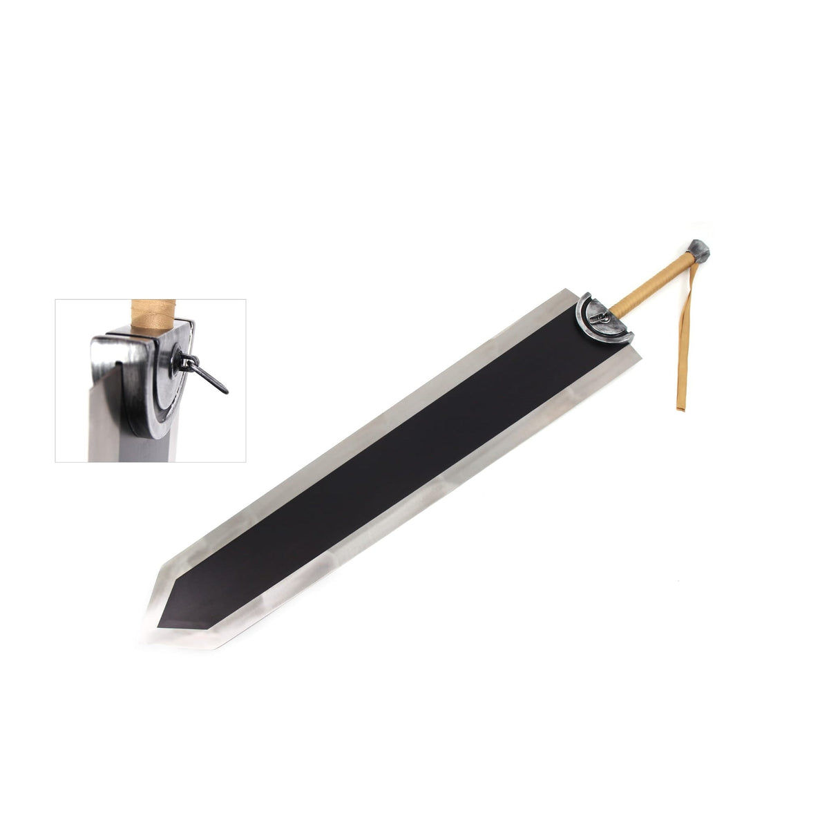 Berserk Guts Sword Dragon Slayer Metal Sword And Sheath FULL SIZE (DAMAGED) - NEXTLEVELUK