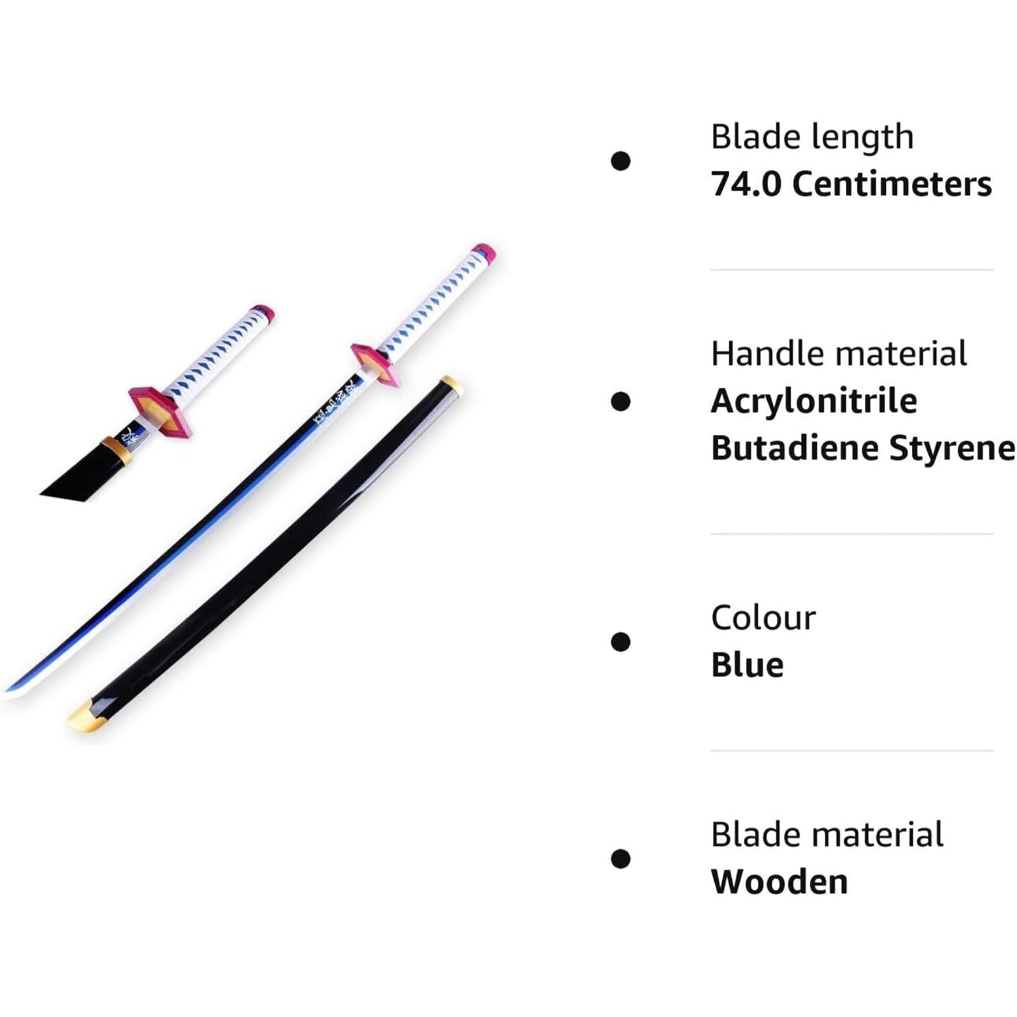 Demon Slayer Sword Tomioka Giyuu Bamboo Sword - NEXTLEVELUK