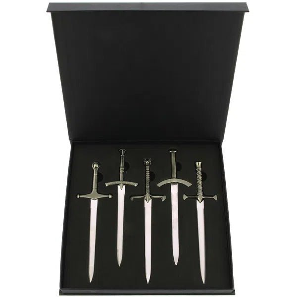 Game of Thrones House Set of 5 Letter Openers - NEXTLEVELUK