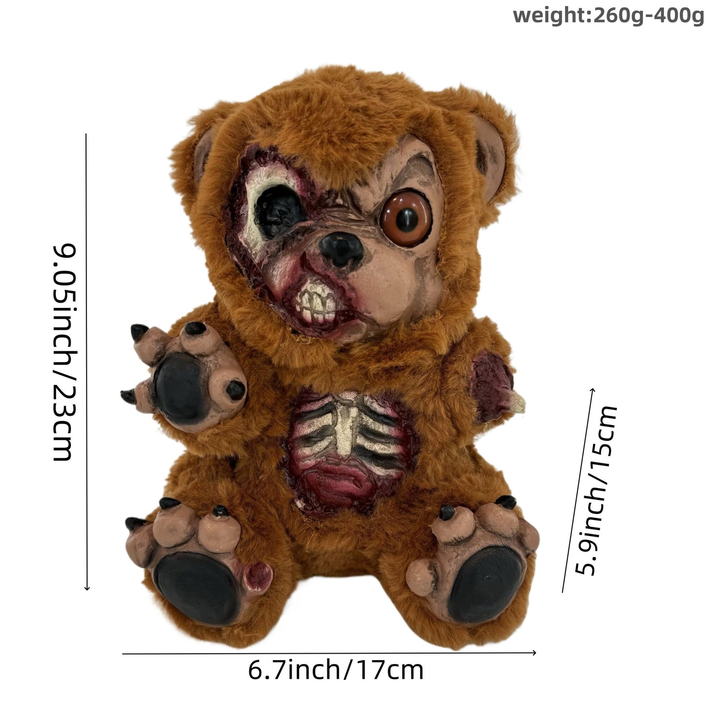Halloween Scary Horror Teddy Bear Decoration Prop - NEXTLEVELUK