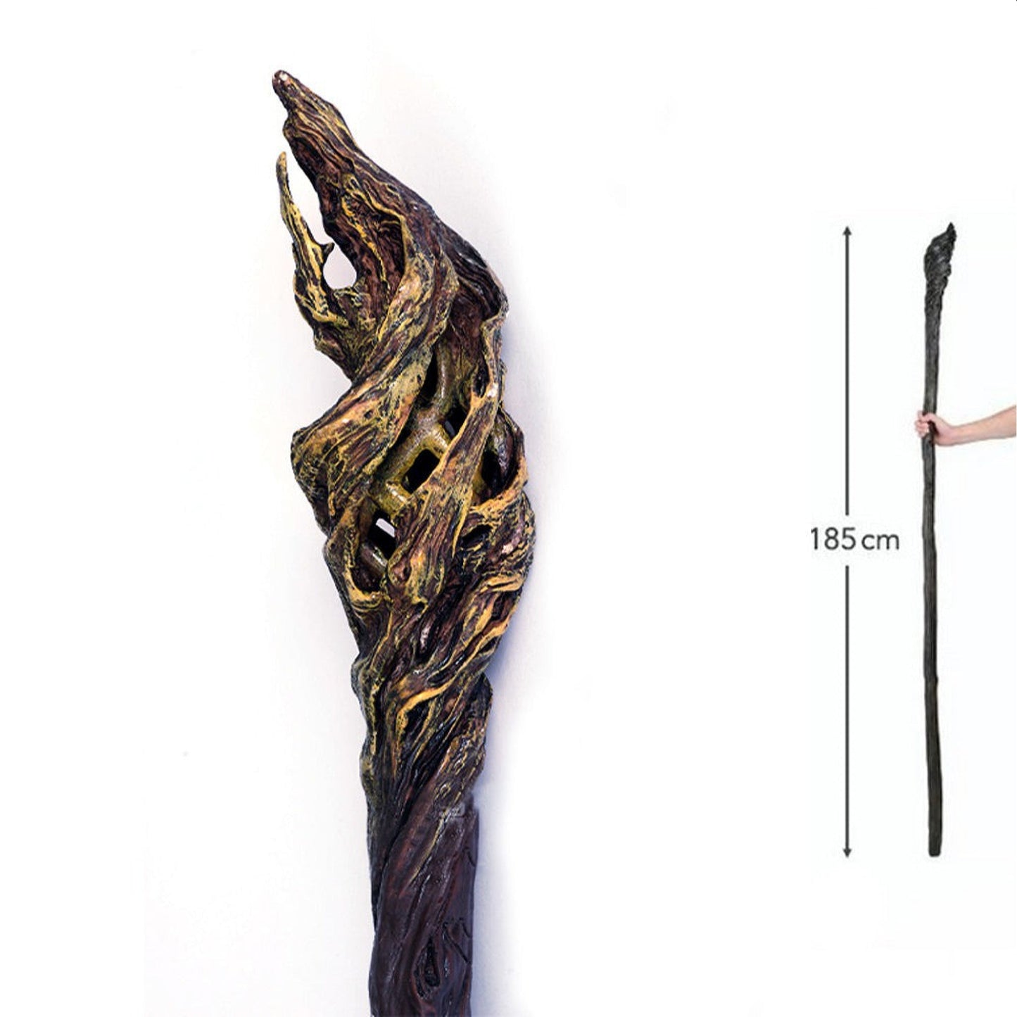 Lord of the Rings Full Size Resin Gandalf Cosplay Staff - NEXTLEVELUK