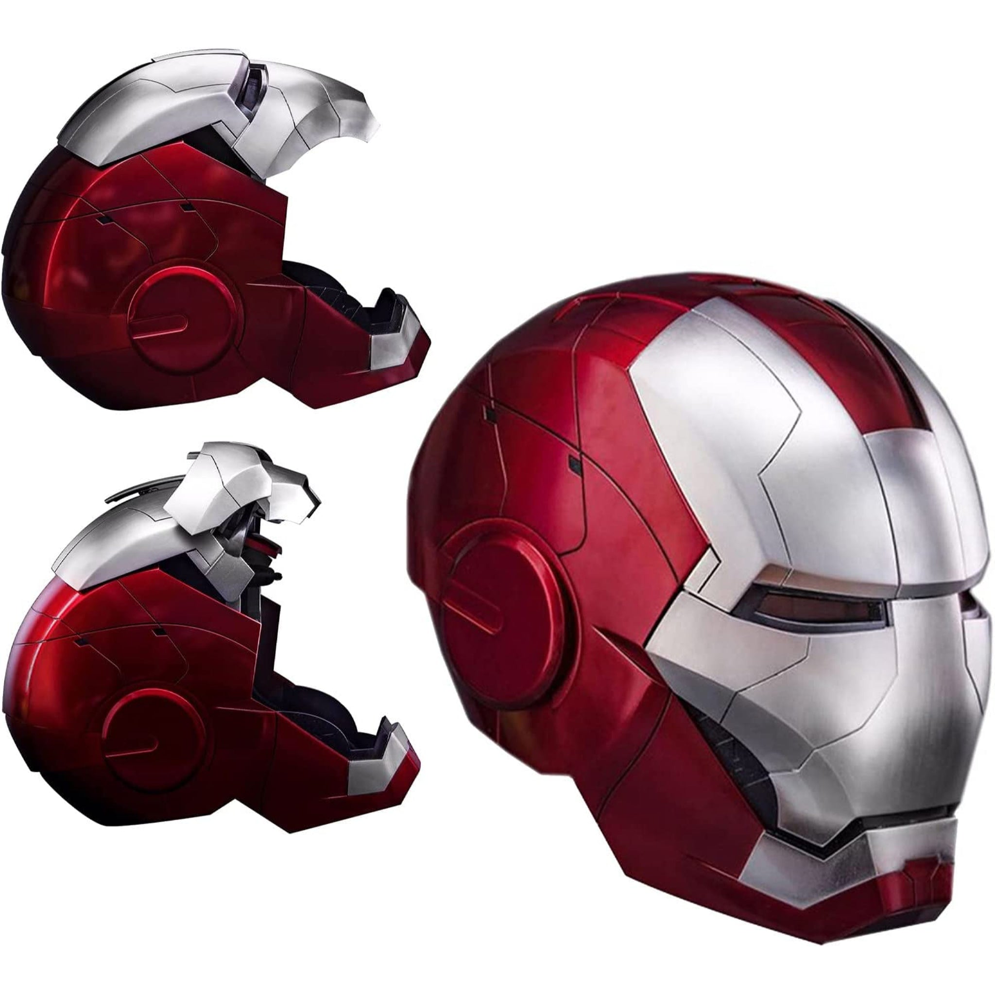 Marvel Iron Man 2 Mark V Armor Electronic Helmet Voice Activated Repli