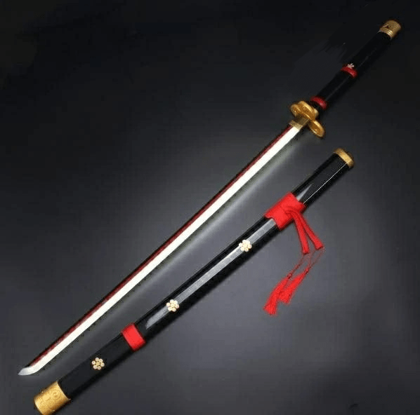 One Piece Black Enma Sword LED Light Up Sword Cosplay Prop Replica - NEXTLEVELUK