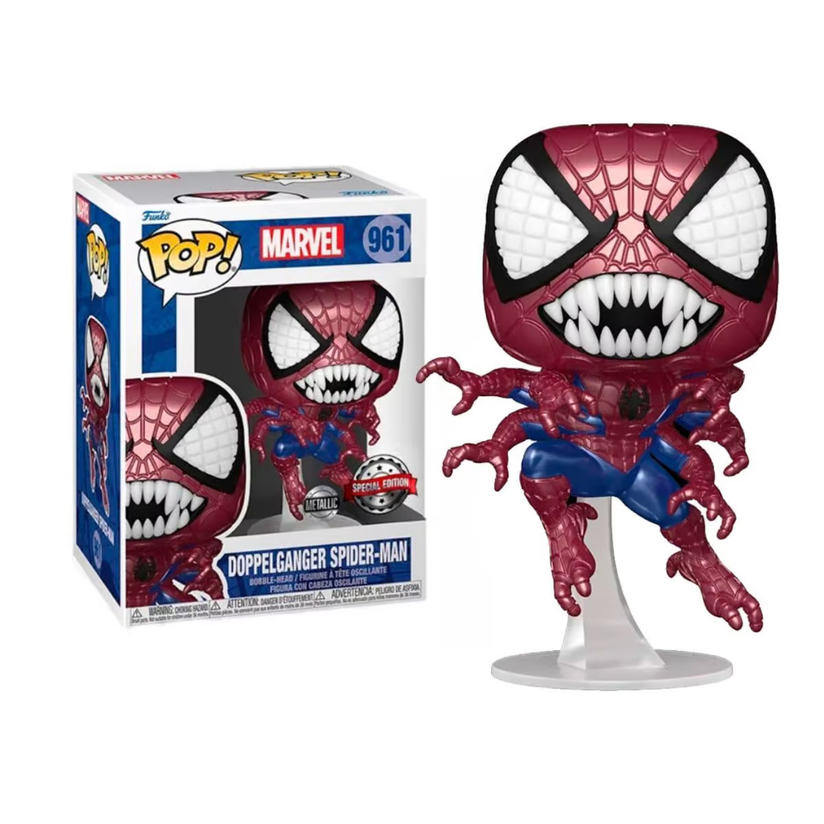 Marvel Doppelganger Spider-Man Funko Pop! 961 DAMAGED BOX
