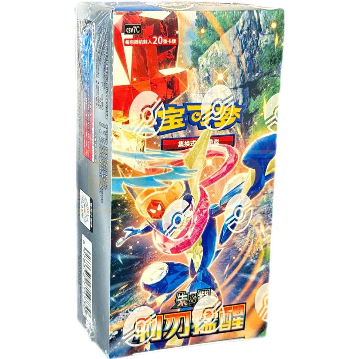 Pokemon Blade Awakening Temporal Forces, Twilight Masquerade, & Shrouded Fable CSV7C Simplified Chinese JUMBO Pack / Box