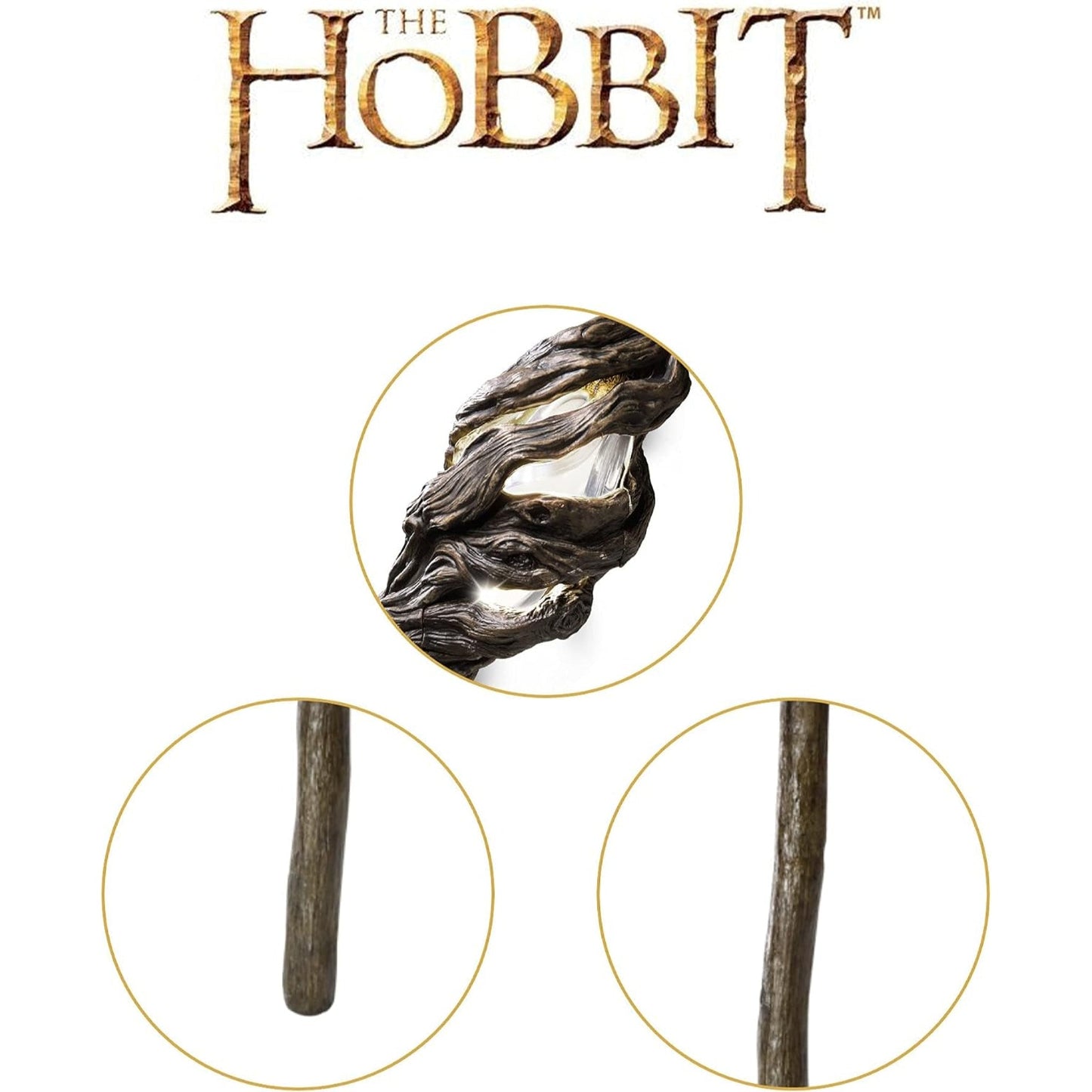 The Hobbit Gandalf Illuminating Staff The Noble Collection NN1247 - NEXTLEVELUK