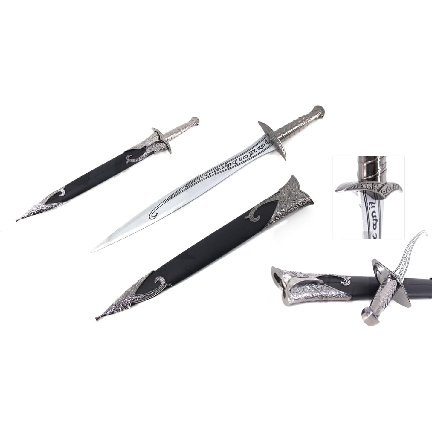 The Hobbit Sting Black Wood Bamboo Sword - NEXTLEVELUK