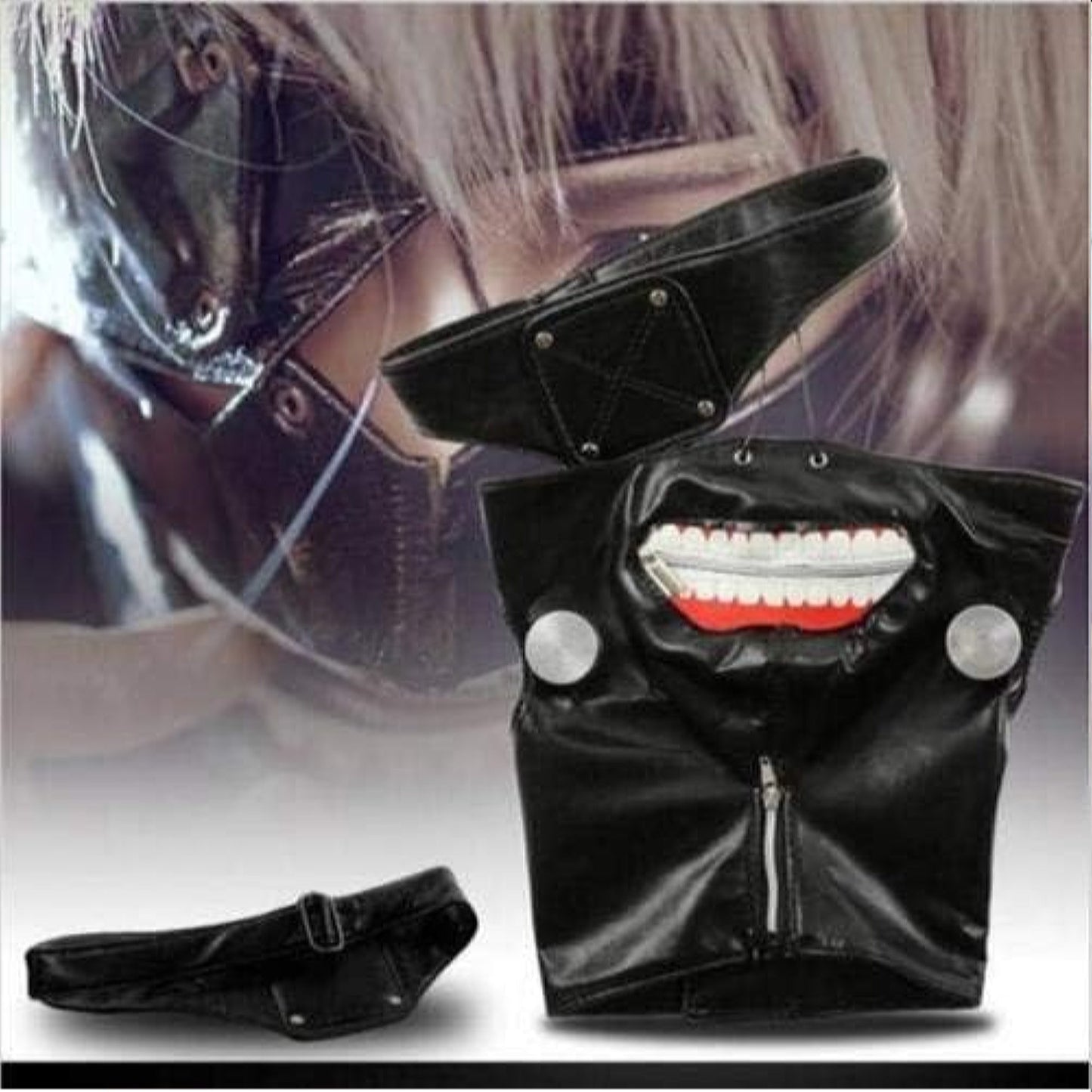 Tokyo Ghoul Kaneki Ken PU Mask & Eye Patch CH - B048 - 1 - NEXTLEVELUK