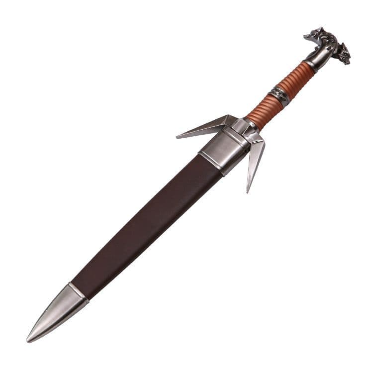 The Witcher Video Game V5 Diagonal Guard Mini Metal Dagger 40cm