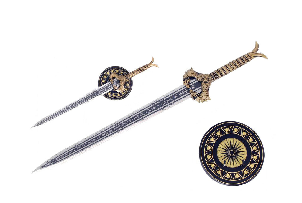 Wonder Woman Diana Prince Metal Sword with Wall Plaque