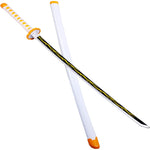 Demon Slayer Zenitsu Agatsuma Nichirin Blade Wooden Cosplay Sword FL21514