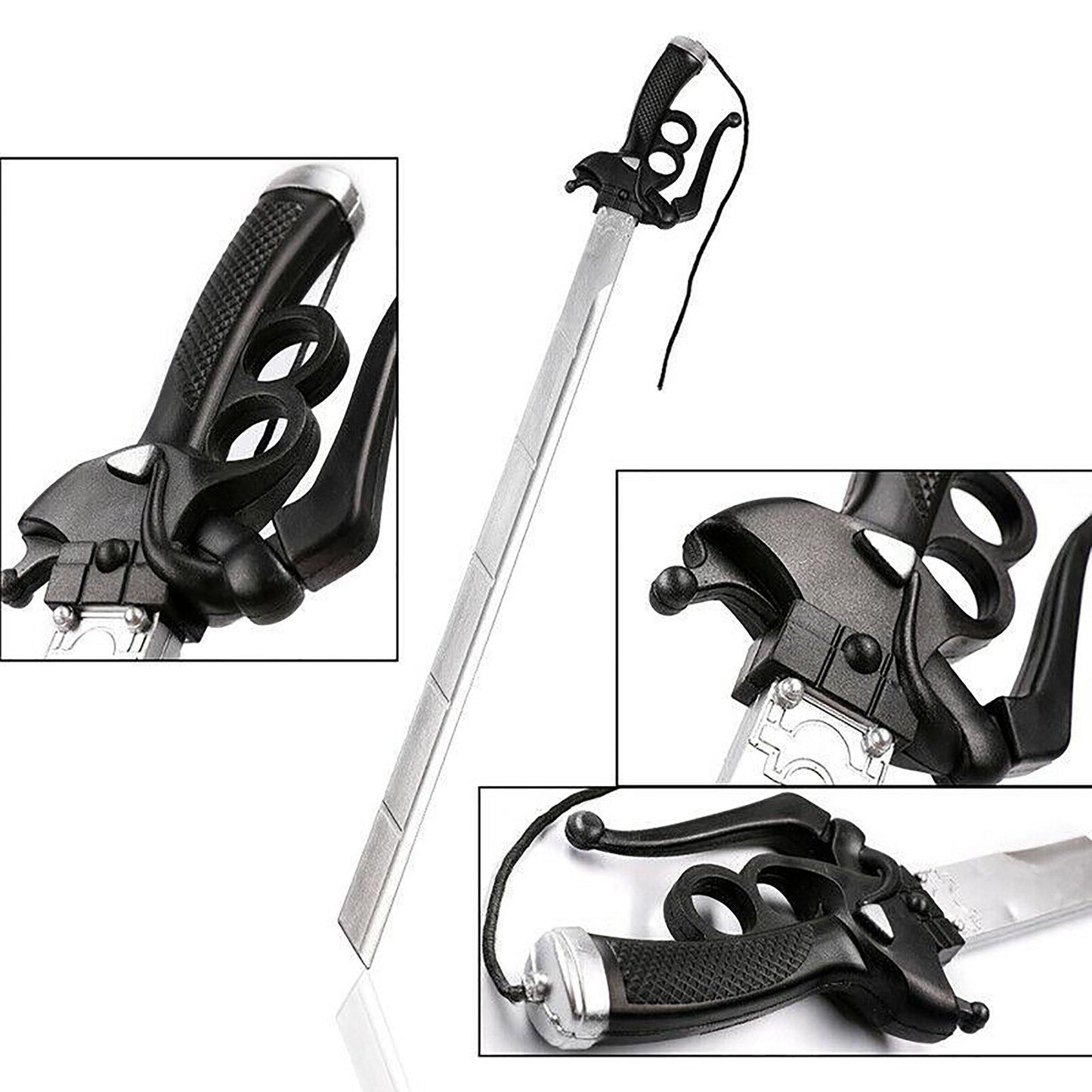 Attack on Titan Eren Yeager's Silver Foam Sword - NEXTLEVELUK
