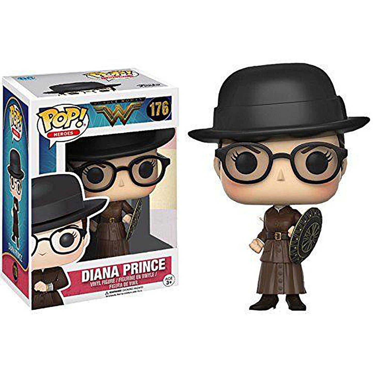 DC Wonder Woman Diana Prince with Shield Exclusive Funko Pop! Vinyl Figure - NEXTLEVELUK