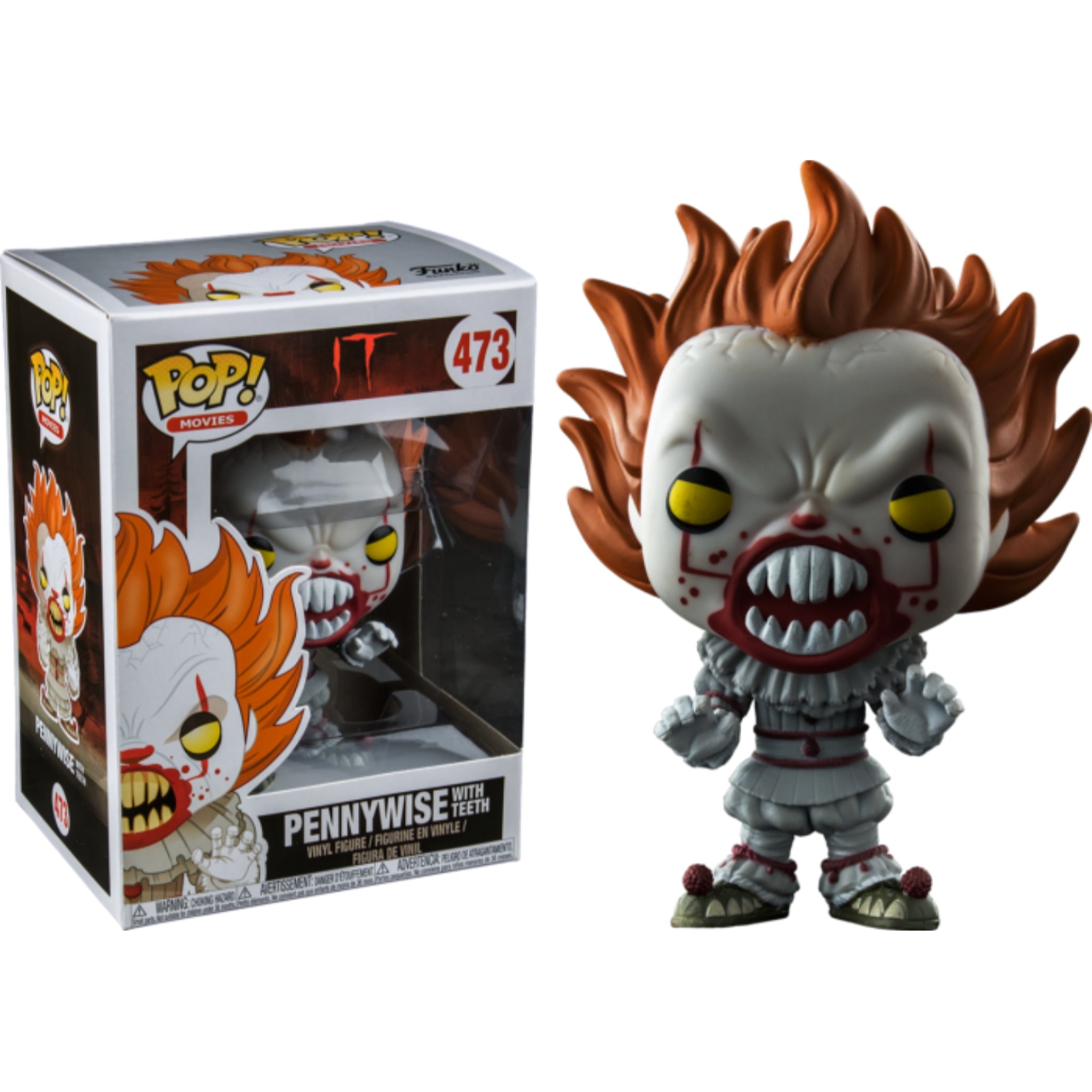 Gør det tungt Pasture temperament IT Pennywise with Teeth Funko Pop! Vinyl Figure DAMAGED OUTER BOX –  NEXTLEVELUK