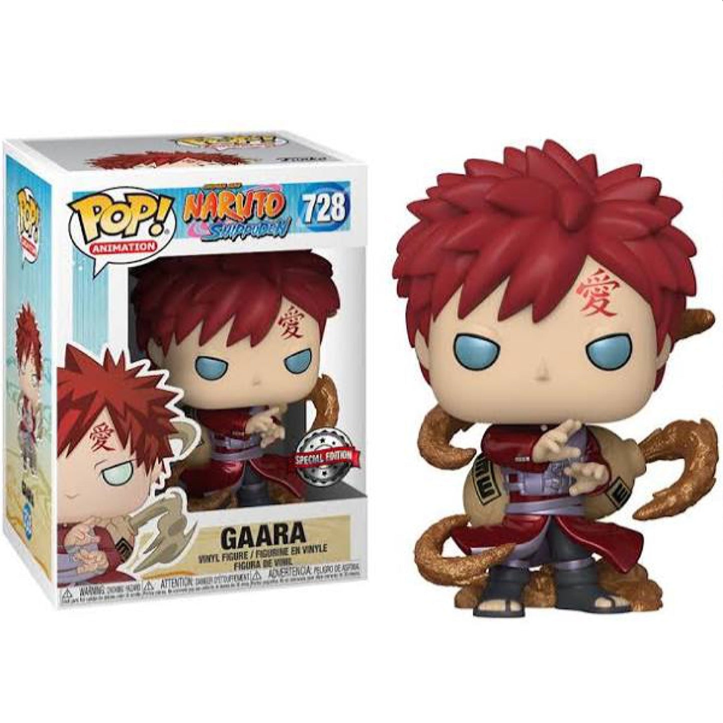 Naruto Shippuden Gaara Metallic Funko Pop! Vinyl Figure - NEXTLEVELUK