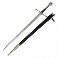 Lord of the Rings Sword Aragorn Anduril Sword with Sheath & Plaque