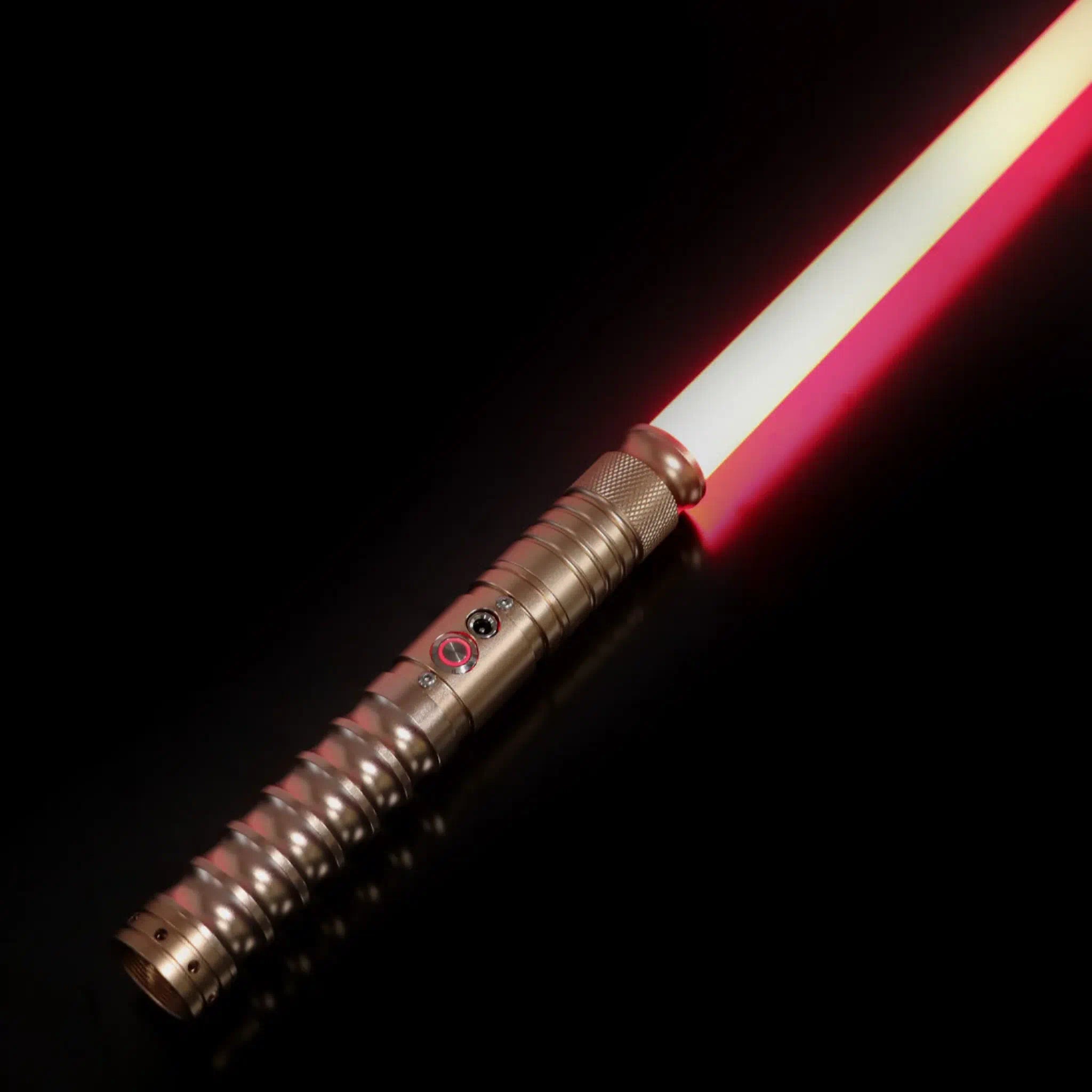 Star Wars Combat Lightsaber Baselit Custom No.108 FX RGB Gold Replica