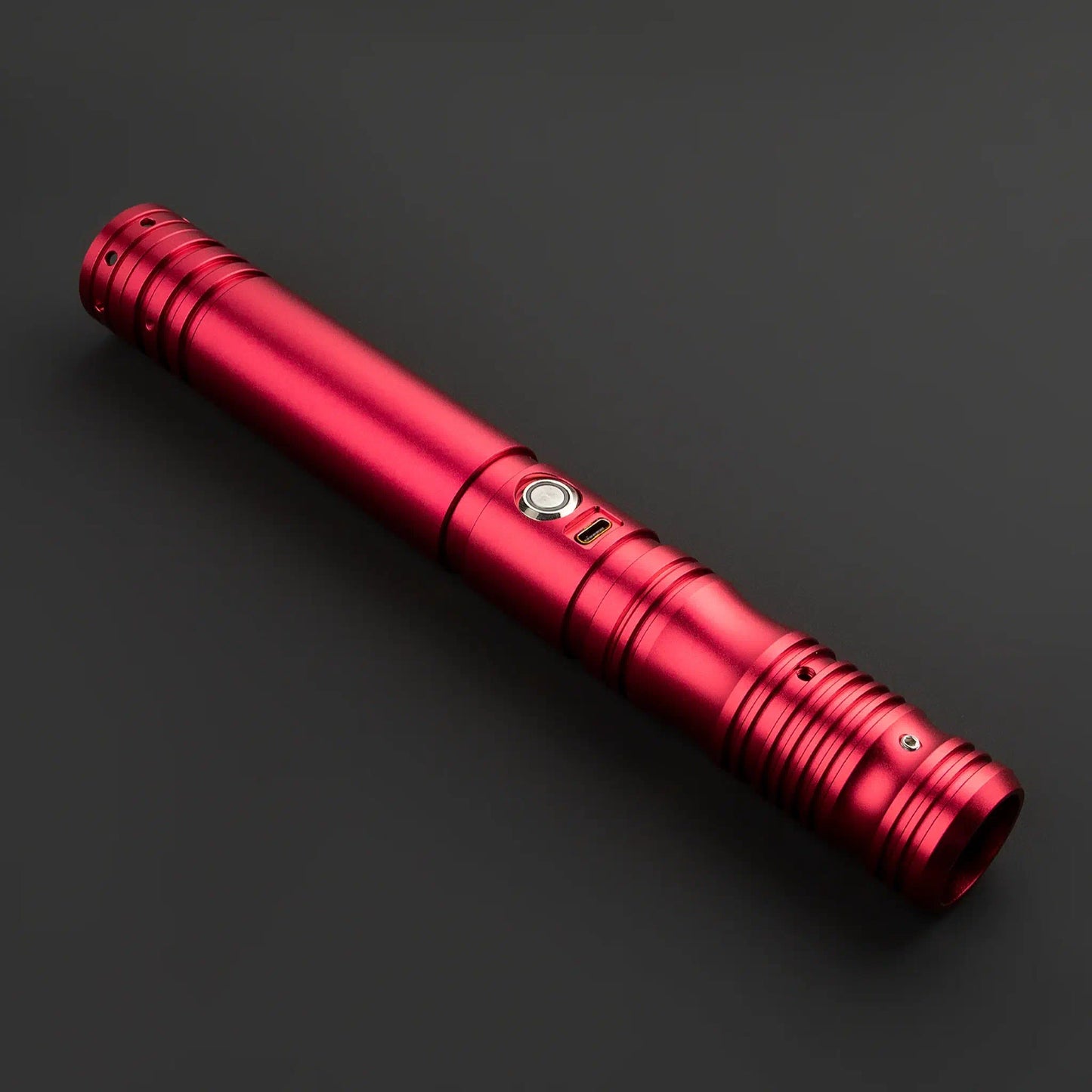 Star Wars No. 116 Baselit Red Combat Lightsaber RGB Replica (No 1 Base)