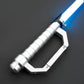 Star Wars Combat Lightsaber RGB Baselit Custom No.134 Cutlass Silver Replica (No 30 Base)