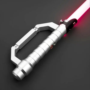 Star Wars Combat Lightsaber RGB Baselit Custom No.134 Cutlass Silver Replica
