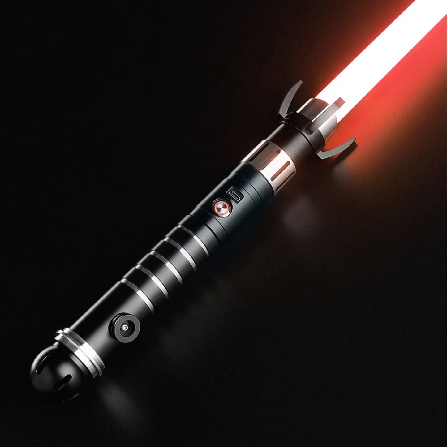 Star Wars Combat Lightsaber Baselit Model No.135 Sceptre FX RGB Black Replica (No 26 Base)