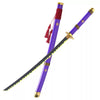 One Piece Roronoa Zoro Enma Purple Katana Wooden Cosplay Sword Version 2