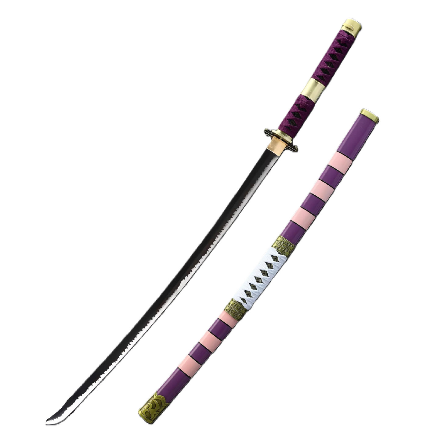 One Piece Nidai Kitetsu Metal Katana Sword of Luffy