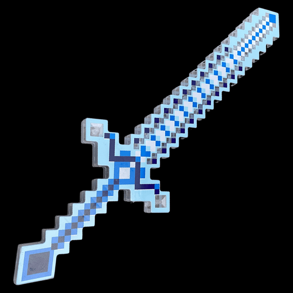 LED Pixel Sword with Sound - Blue