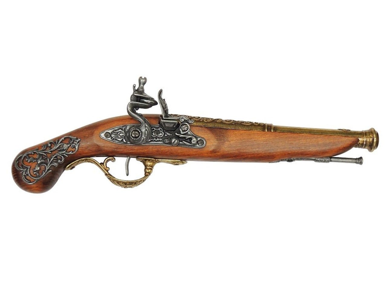 2 Dueling Flintlock Pistols Denix Replica Gun G2 - 1196/L - NEXTLEVELUK