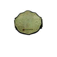 WWE Big Gold Heavyweight Championship Replica Title Wrestling Belt Undertaker 6MM Diecast Plate