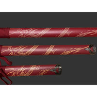 Dragon Red 440 Steel Samurai Sword Katana Set of 3