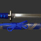 Dragon Blue 440 Steel Samurai Sword Katana Set of 3