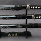 Dragon Black Samurai Sword Set of 3