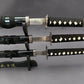 Dragon Black Samurai Sword Set of 3